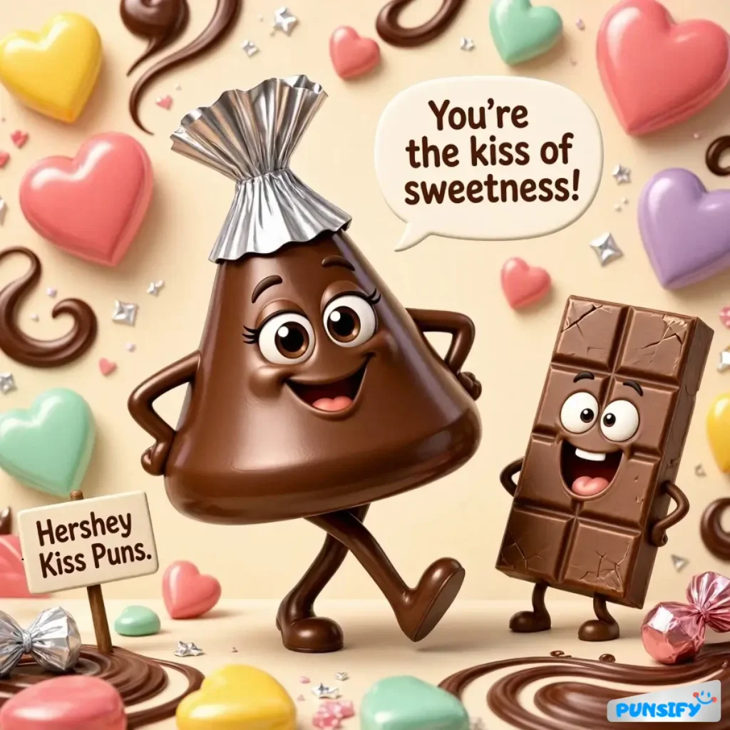 Hershey Kiss Puns
