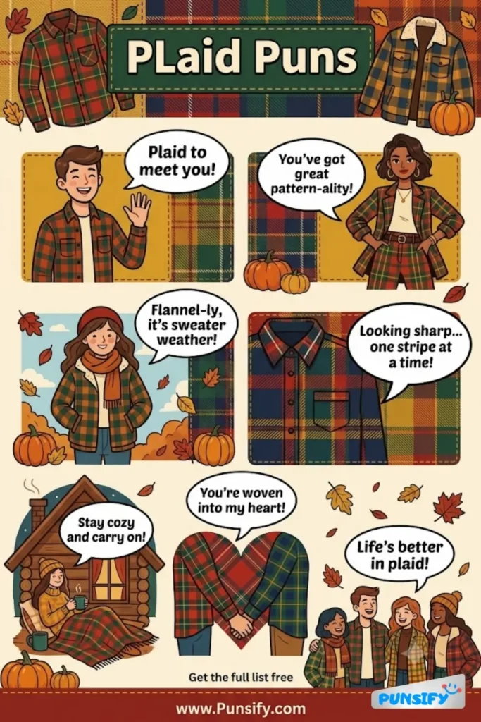 175+ Hilarious Plaid Puns & Jokes That Will Weave Joy Into Your Day