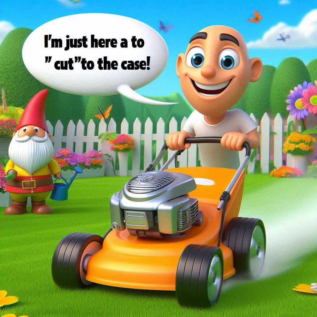 Lawn Mower Puns