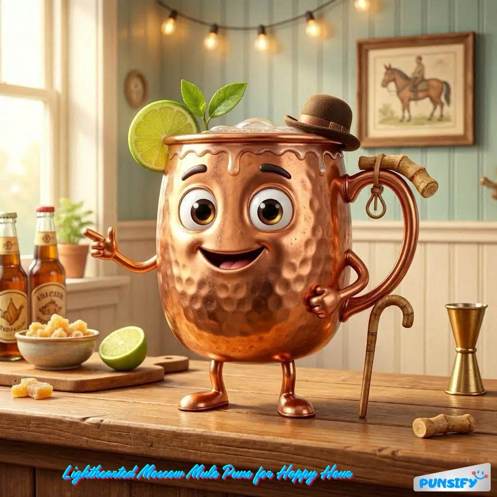 187+ Hilarious Moscow Mule Puns & Jokes for a Refreshingly Fun Cocktail Twist