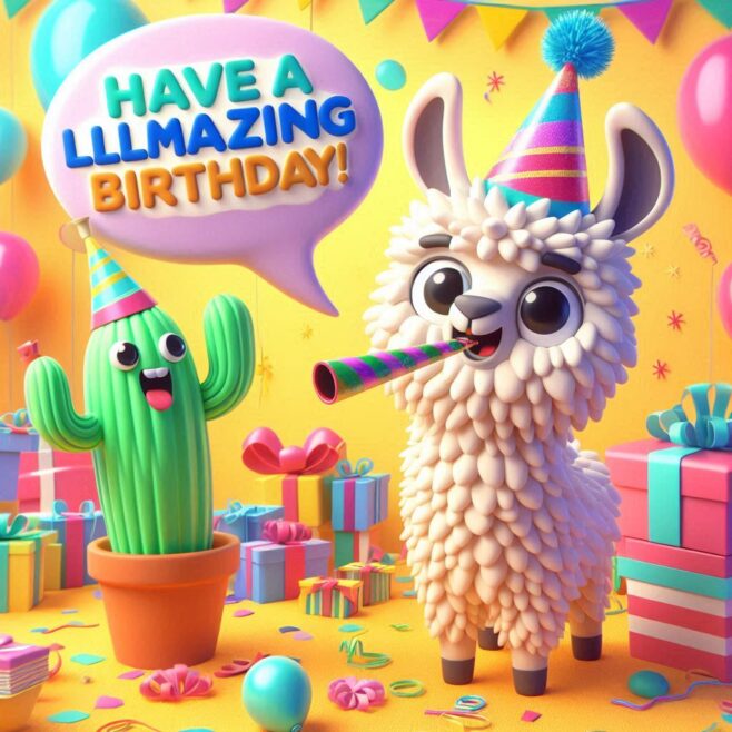 Llama Birthday Puns