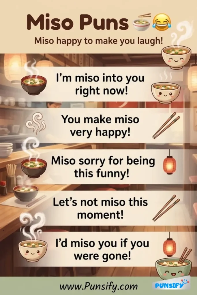 165+ Hilarious Miso Puns and Jokes for a Flavorful Laugh Fest and Fun Times