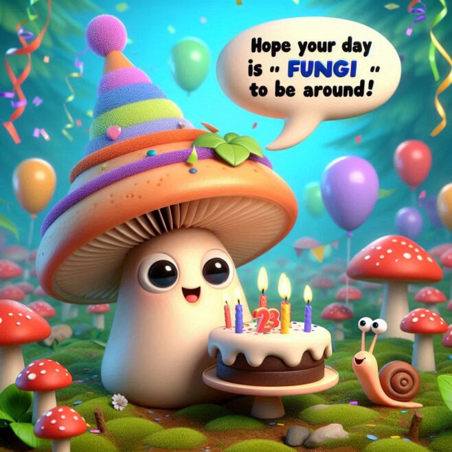 Mushroom Birthday Puns