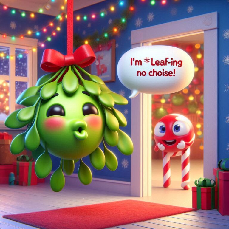 One Liner Mistletoe Puns to Share