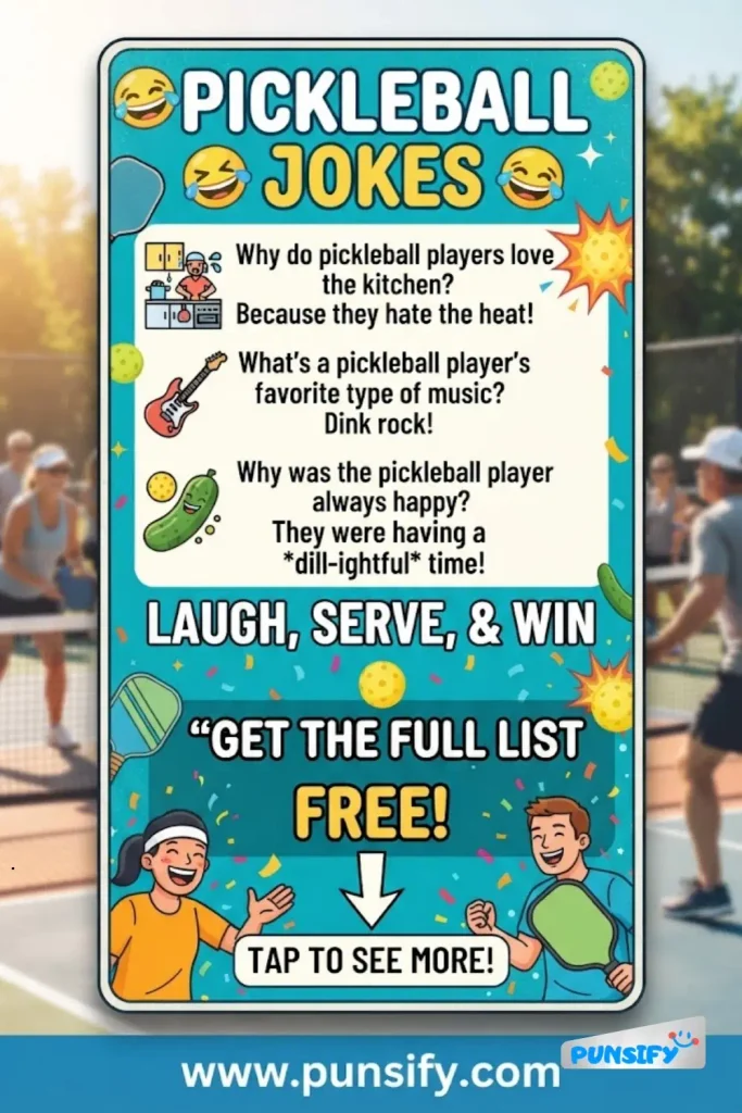 185+ Funny Pickleball Jokes That Serve Up Laughter for Everyone