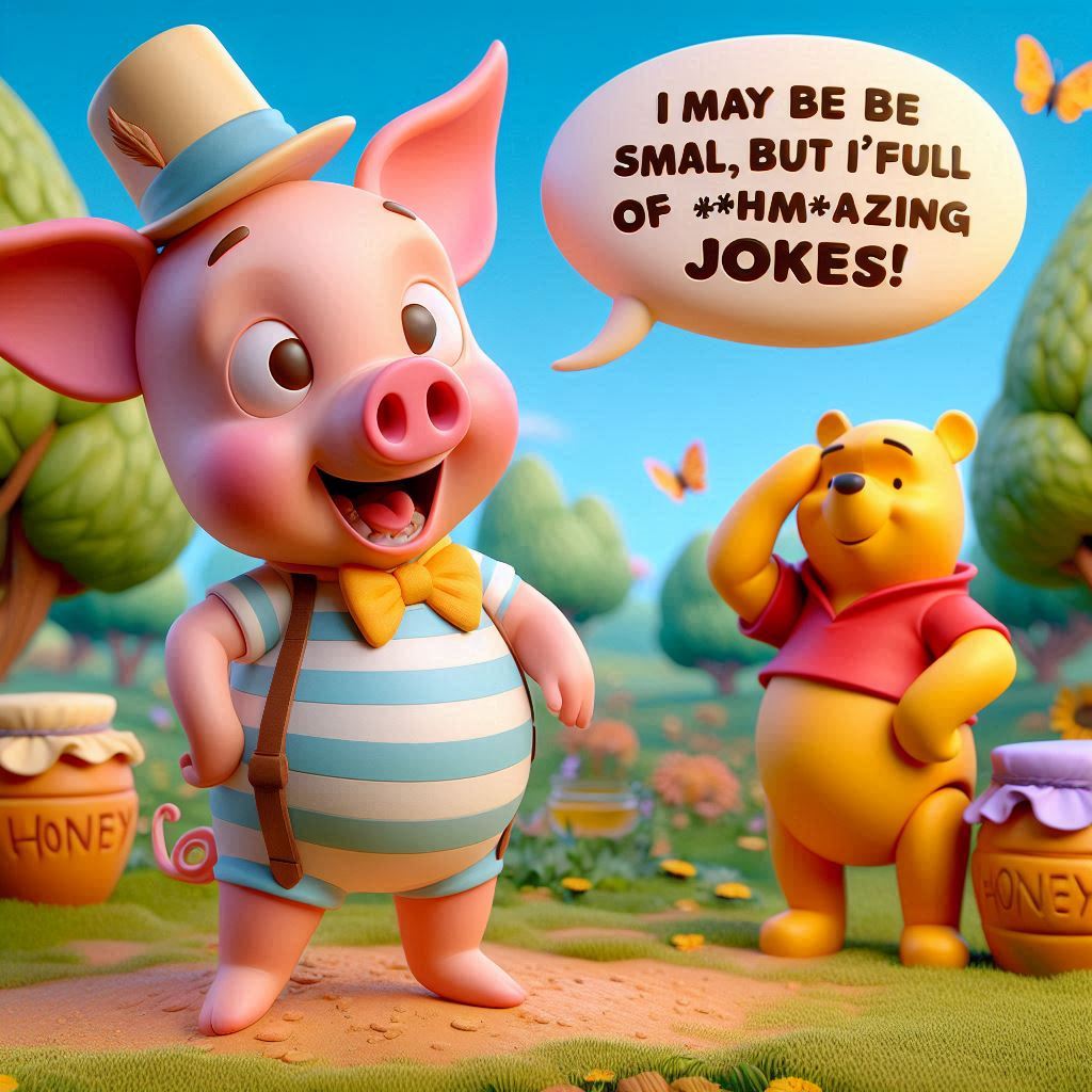Piglet Winnie The Pooj Jokes