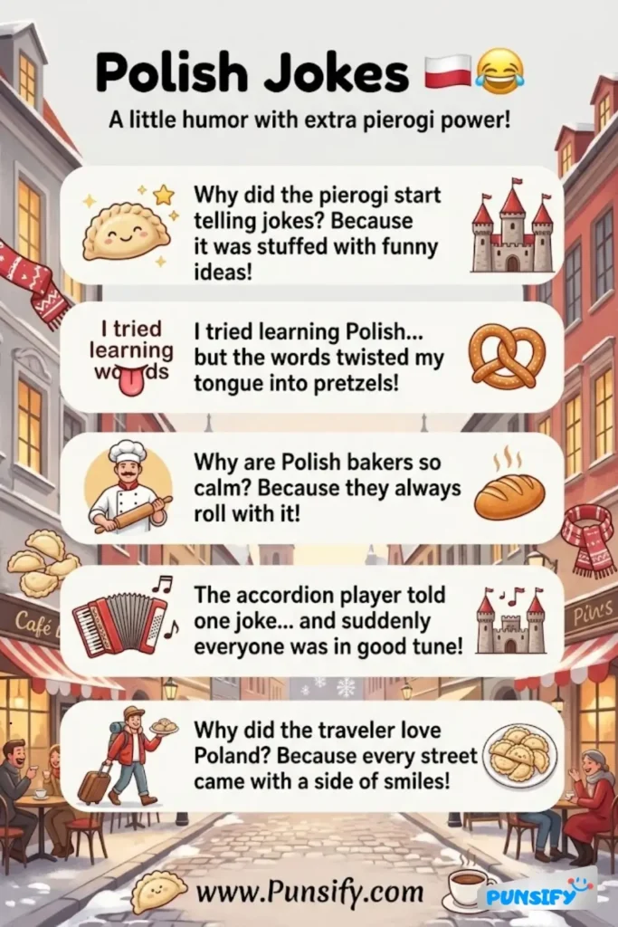 163+ Witty Wonders of Polish Jokes and Puns That'll Crack You Up