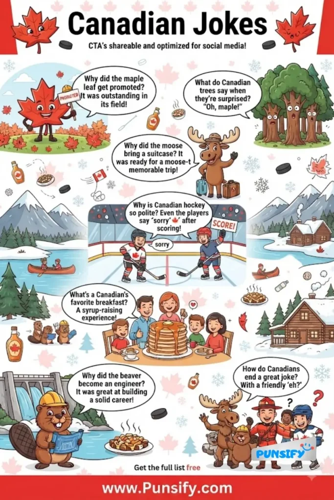 159 + Hilarious Canadian Jokes That Will Maple You Laugh Out Loud