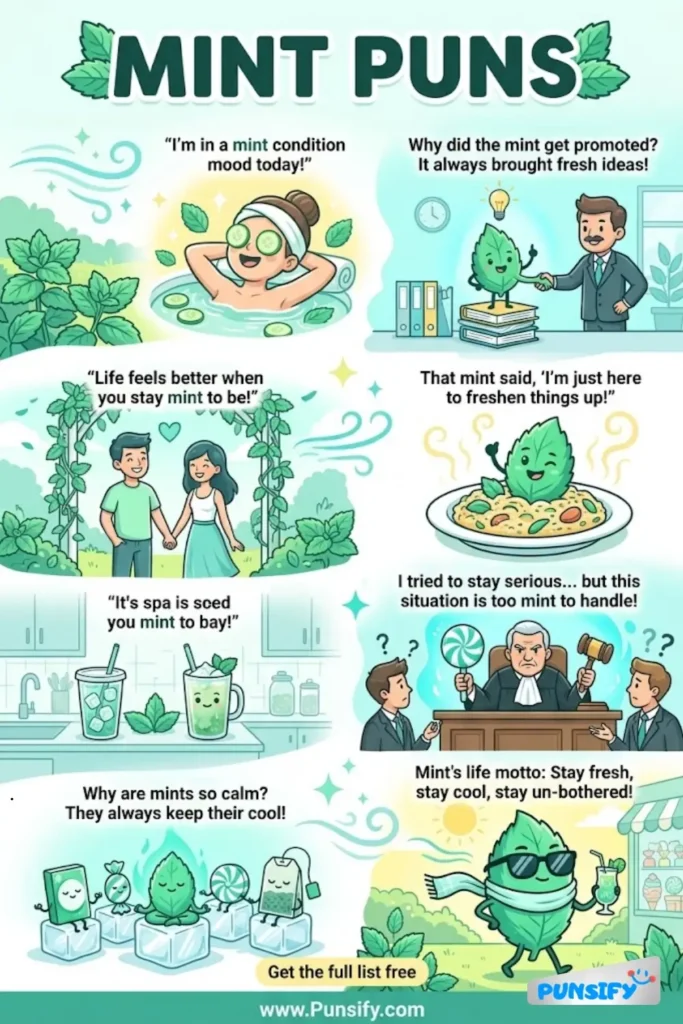 189+ Hilarious Mint Puns & Jokes to Freshen Up Your Jokes and Brighten Your Day