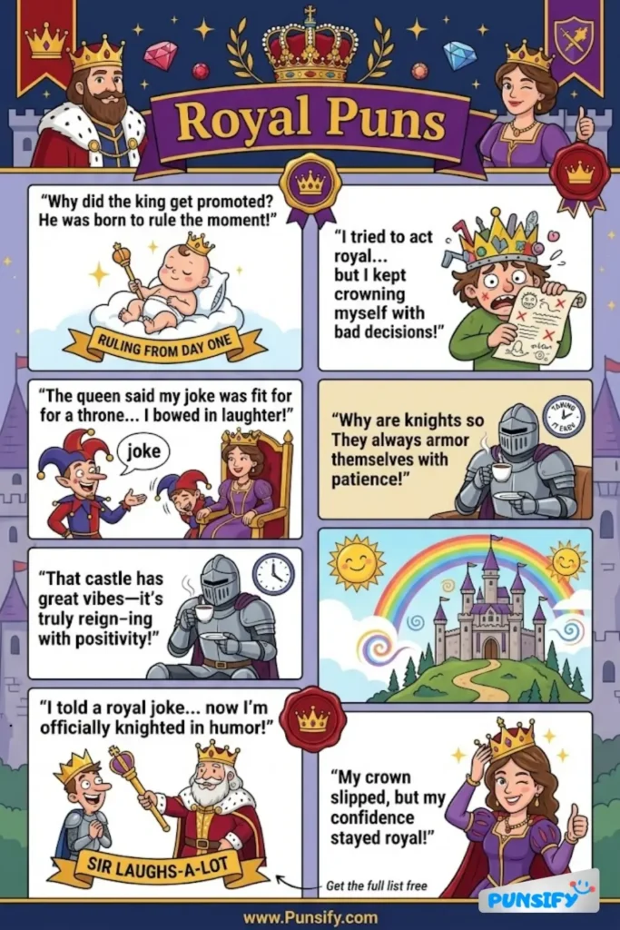 175+ Hilarious Royal Puns & Jokes Fit for Kings, Queens, and Everyone Else