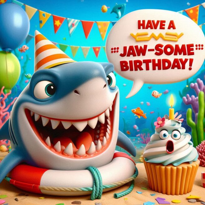 Shark Birthday Puns