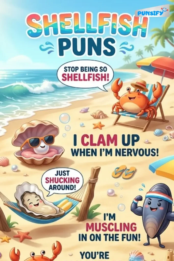 169+ Hilarious Shellfish Puns to Make You Laugh and Dive Right In