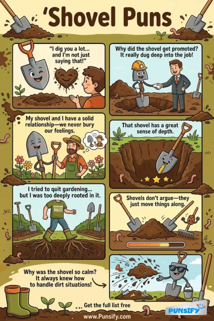 153+ Hilarious Shovel Puns & Jokes to Dig Up Laughter and Fun for Everyone