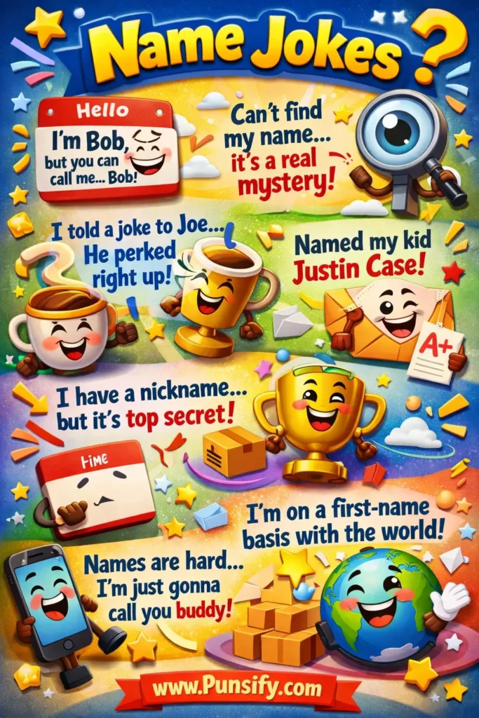 Laughs Galore with 137+ Name Jokes to Make You Chuckle and Chortle