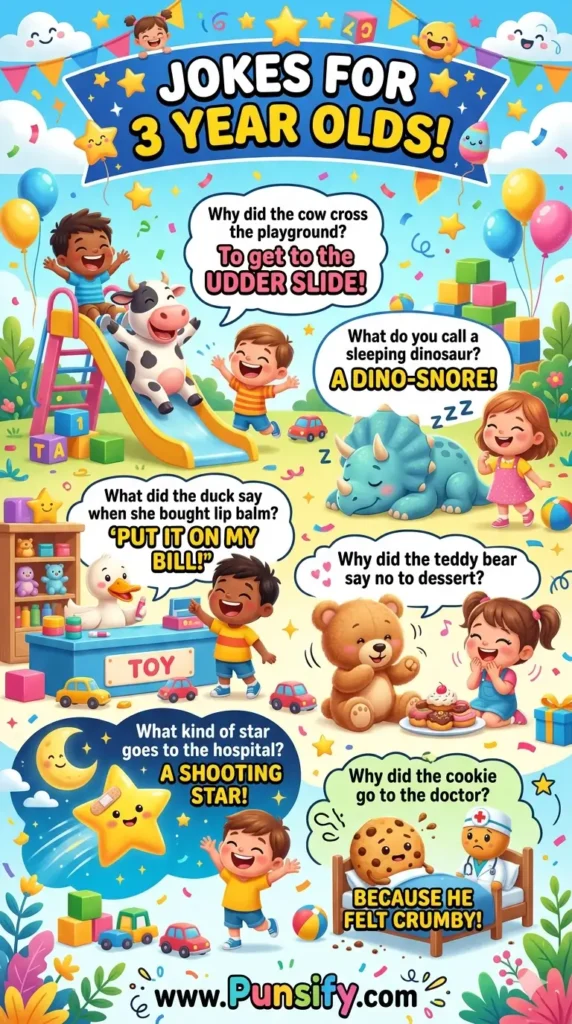153+ Hilarious Jokes For 3 Year Olds That Will Spark Giggles and Joy