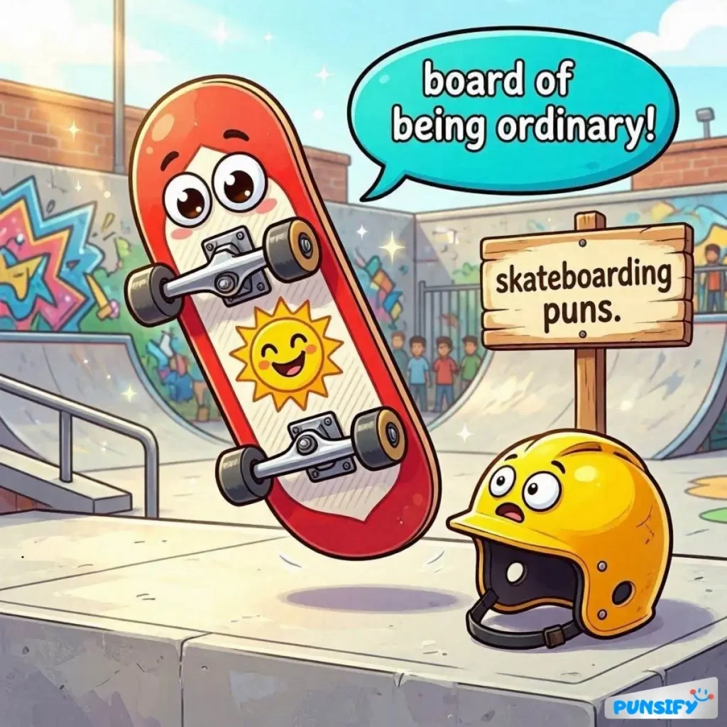 Skateboarding Puns