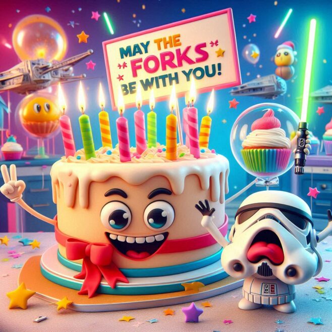 Star Wars Birthday Puns