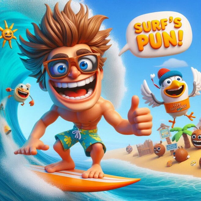 Surfer Puns