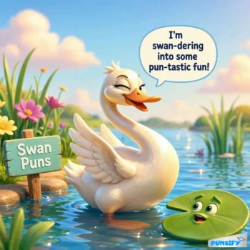 185+ Hilarious Swan Puns That Will Make You Float with Laughter