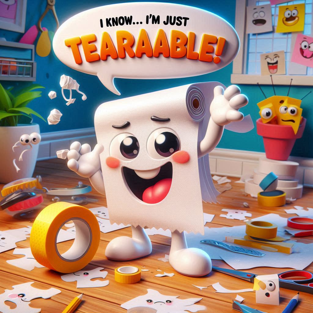 Tearable Puns