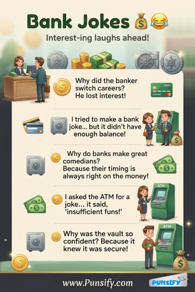 163+ Hilarious Bank Jokes and Puns to Make Your Wallet Giggle