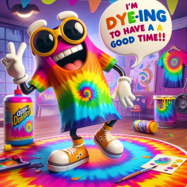 Tie Dye Puns