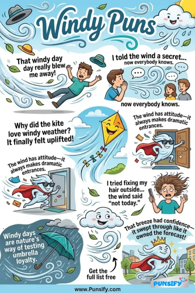 183+ Hilarious Windy Puns and Jokes to Breeze Through Your Day with Laughter