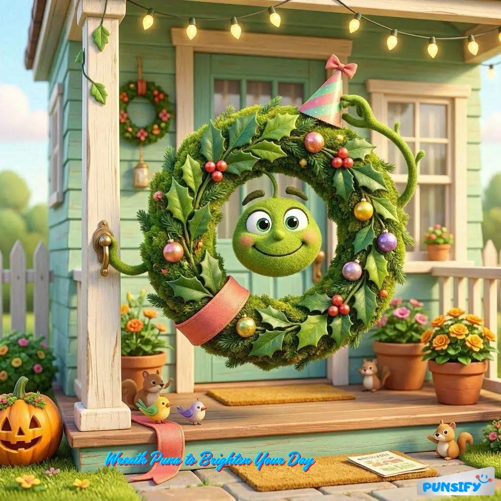 159+ Hilarious Wreath Puns & Jokes to Brighten Your Holiday Cheer and Smiles