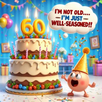143+ Gag-tastic 60th Birthday Jokes and Puns to Laugh Your Cake Off