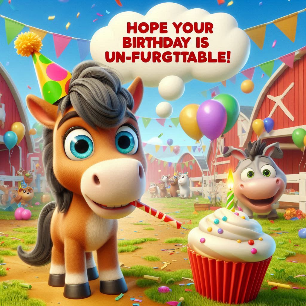 Birthday Horse Puns