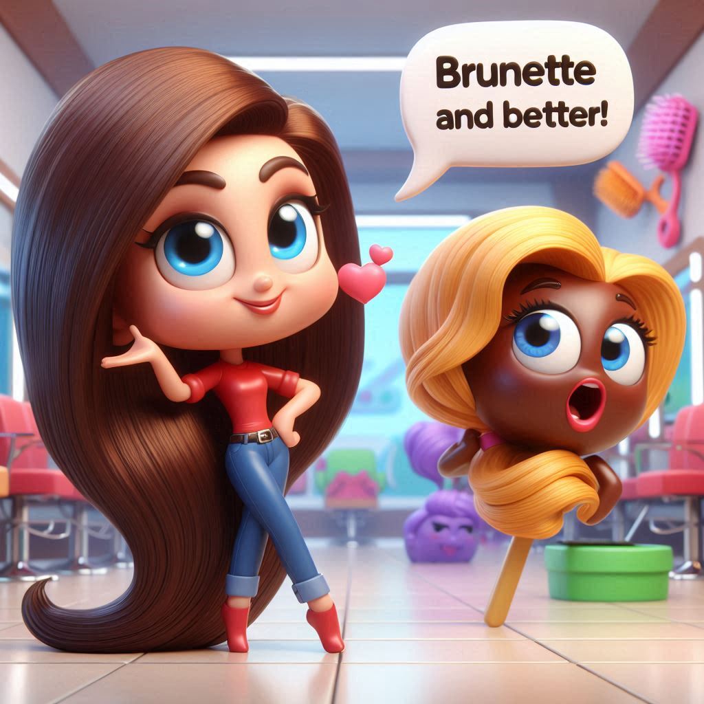 Brunette Hair Jokes