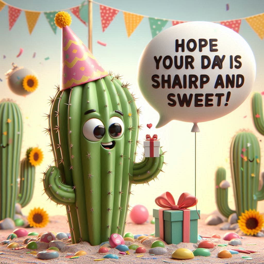 Cactus Birthday Puns