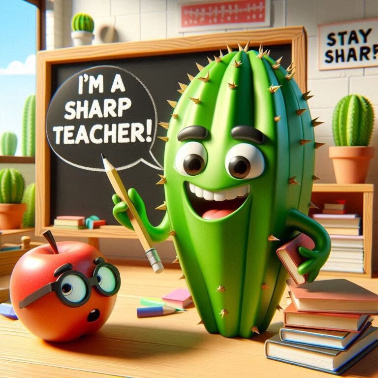 Cactus Puns For Teachers