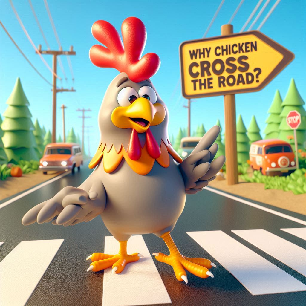 200+ Why Chicken Cross The Road Jokes for Endless Laughs 3 Classic Chicken Crossing Jokes