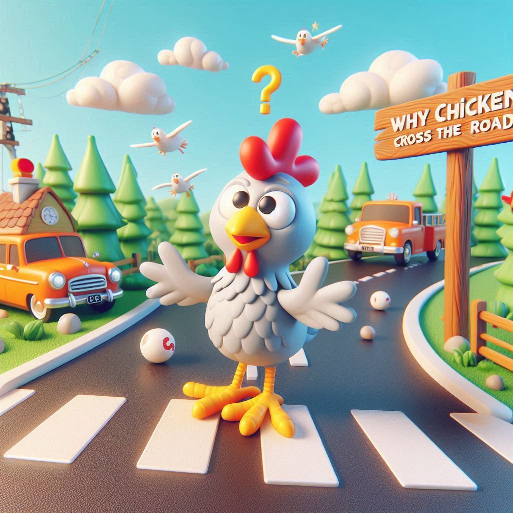 200+ Why Chicken Cross The Road Jokes for Endless Laughs 4 Clever Chicken Road Jokes