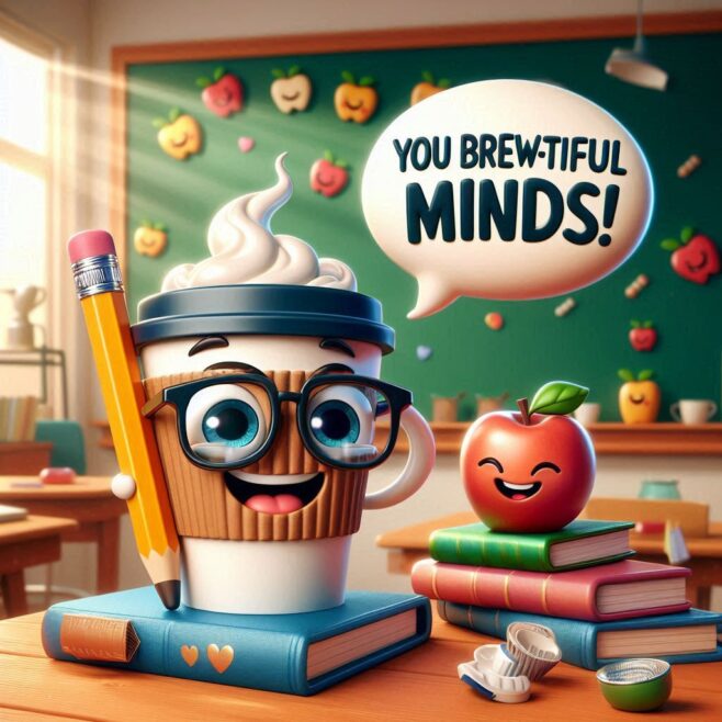 Coffee Puns For Teacher