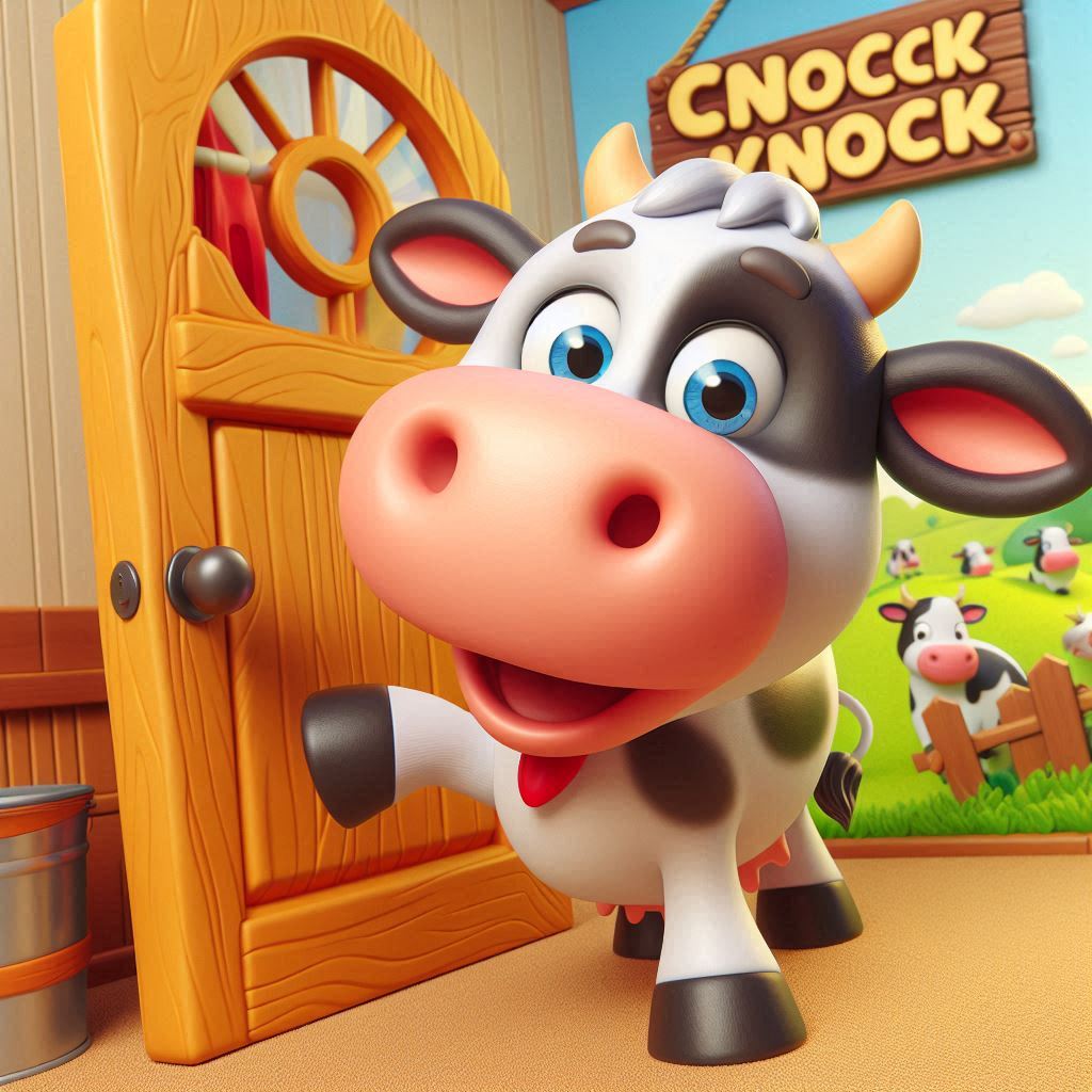 200+ Cow Knock Knock Jokes That Will Moo You Over with Laughter 4 Cow Knock Knock Jokes for Family Fun