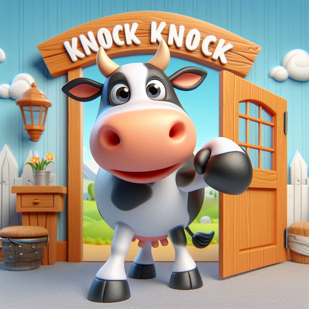 200+ Cow Knock Knock Jokes That Will Moo You Over with Laughter 2 Cow Knock Knock One Liner Jokes
