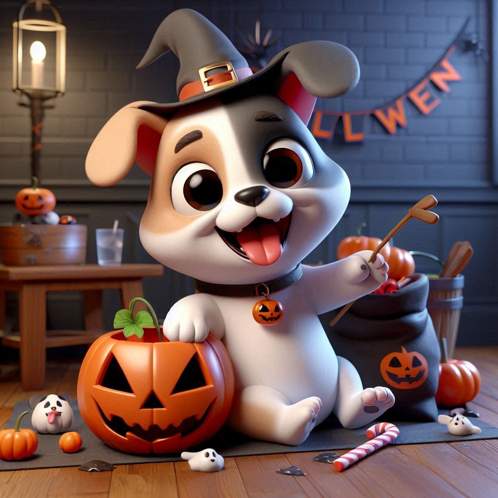 200+ Halloween Pet Puns for Spooktacular Family Fun 3 Creative Halloween Pet Puns for Social Media
