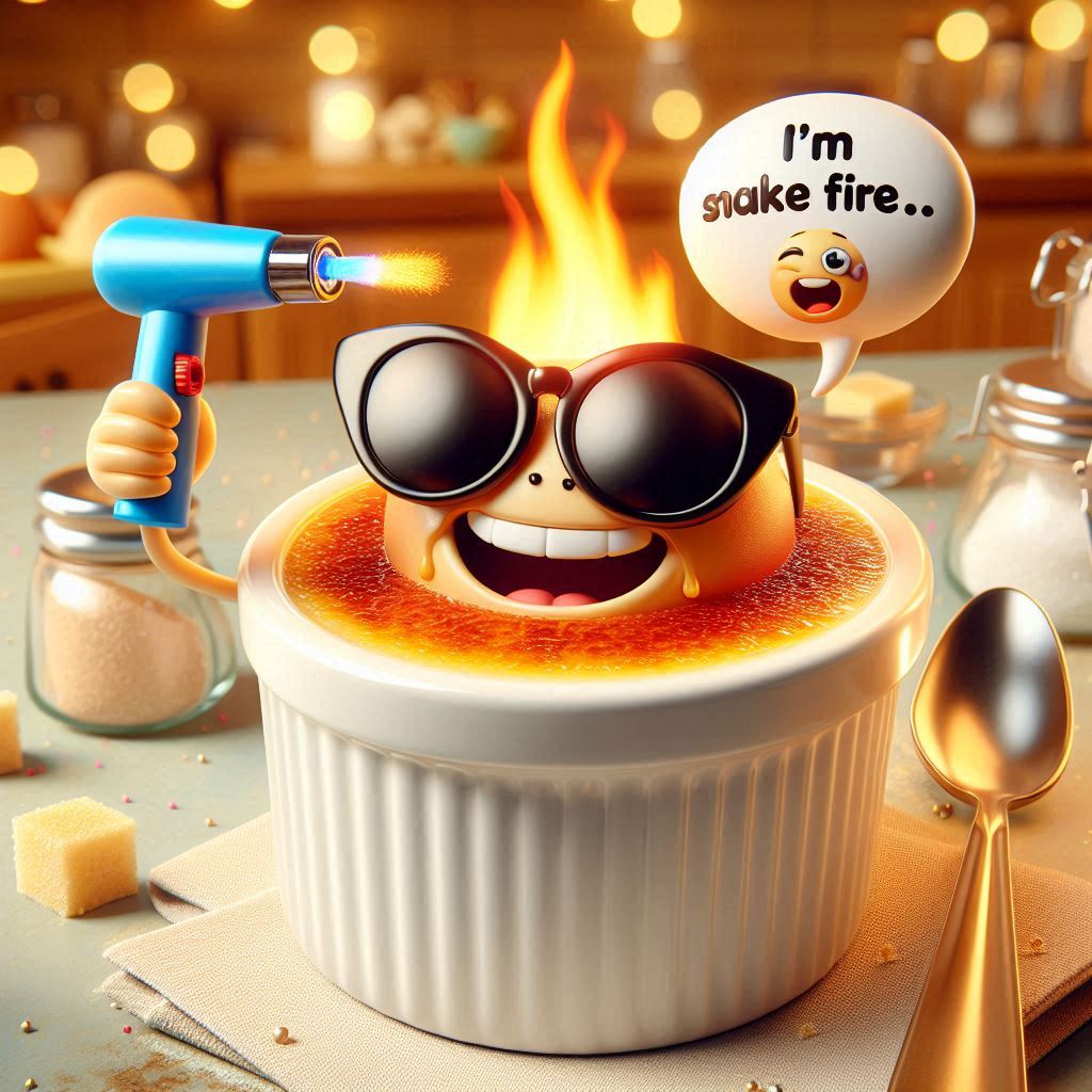 Creme Brulee Puns