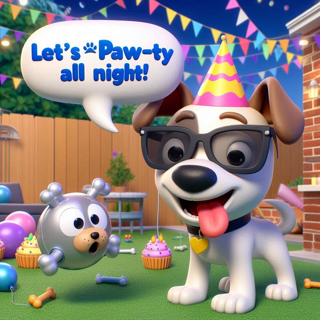 Dog Party Puns
