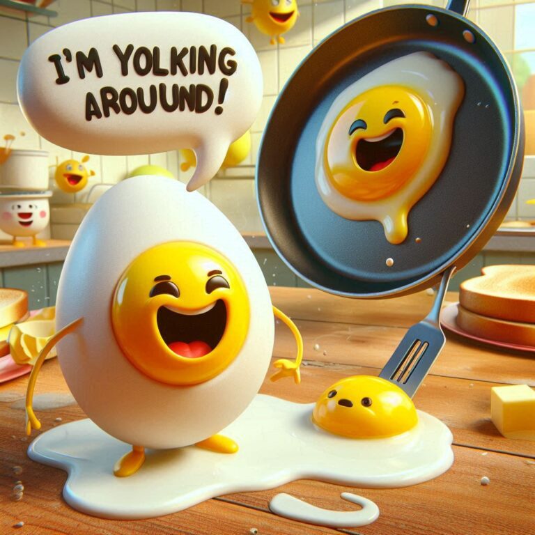 Egg Yolk Puns