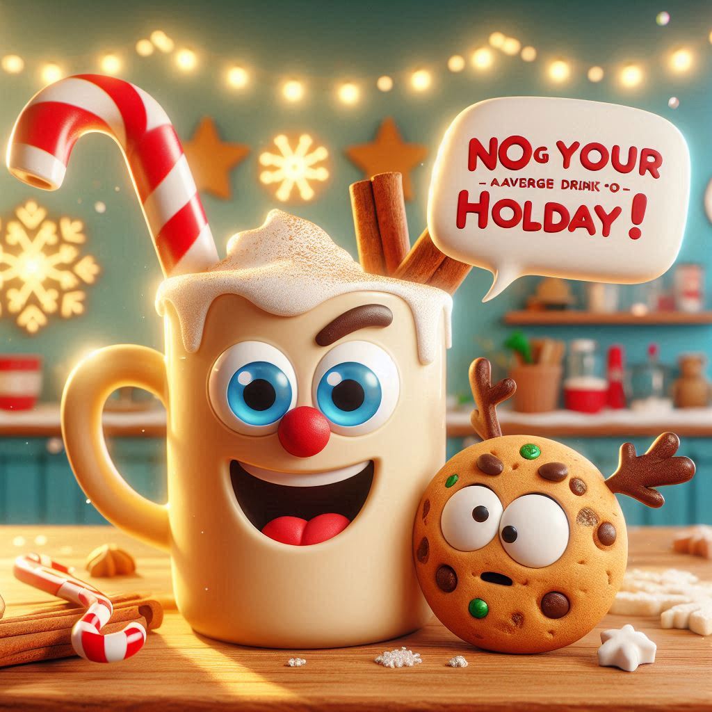 Eggnog Puns