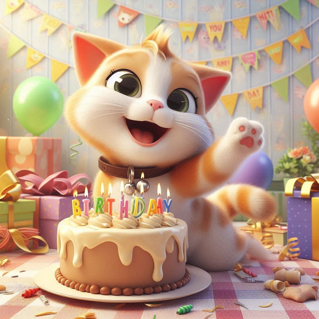 200+ Cat Puns For Birthday Cards That Will Make You Purr with Joy 3 Funny Cat Puns for Birthday Celebrations