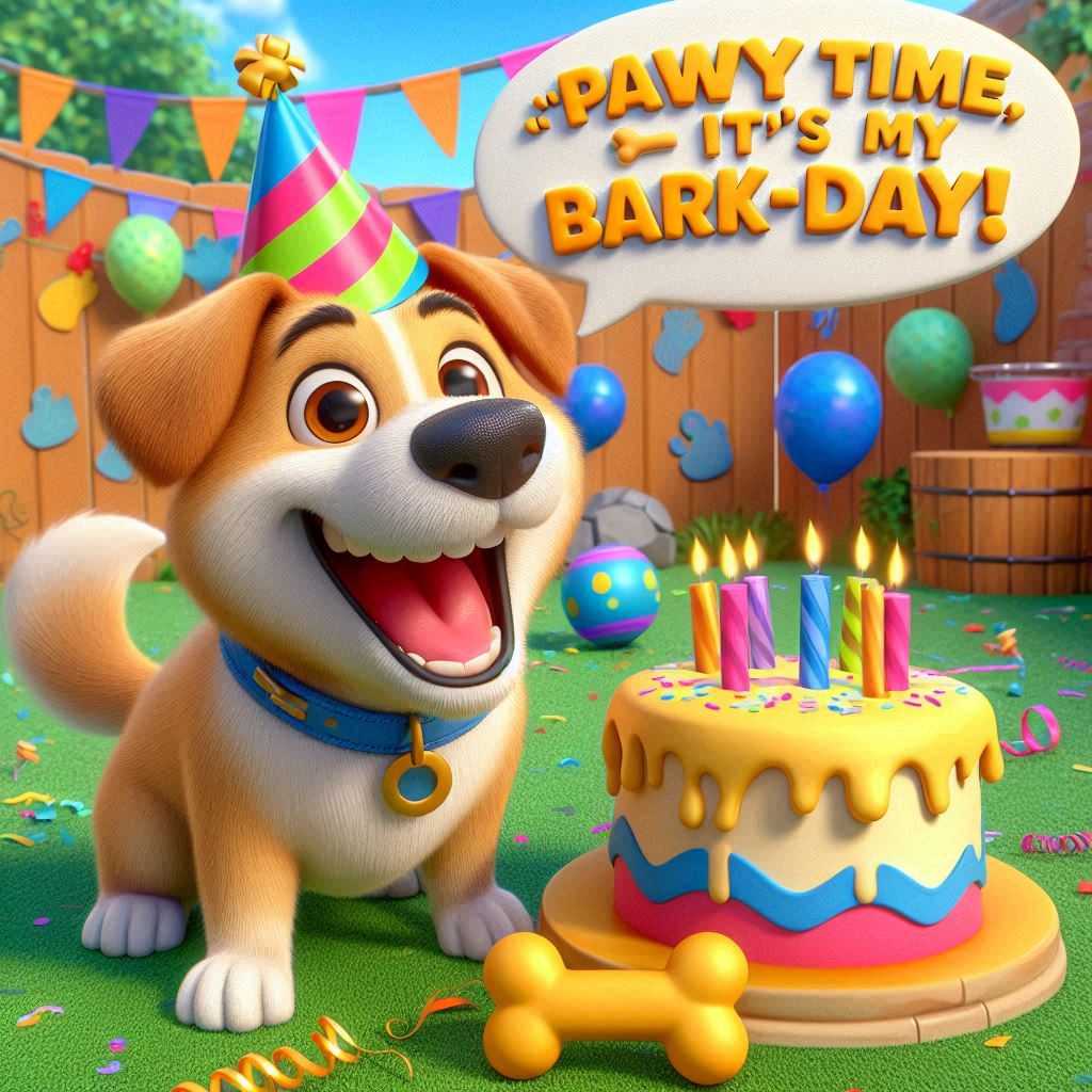 Happy Birthday Dog Puns