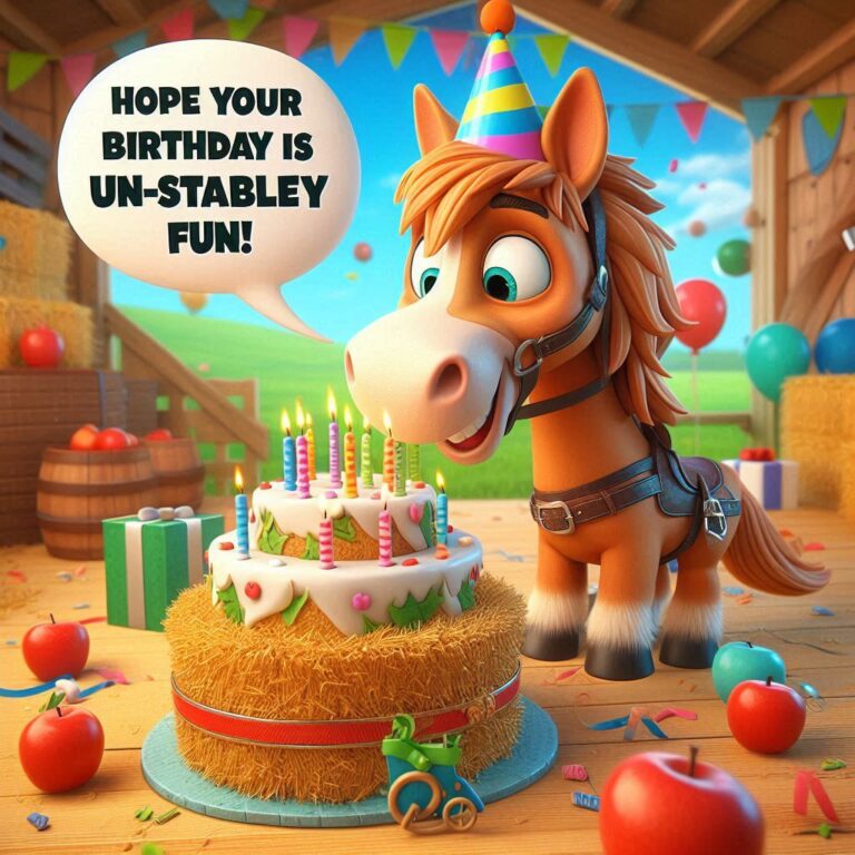 200+ Horse Birthday Puns for a Galloping Good Time