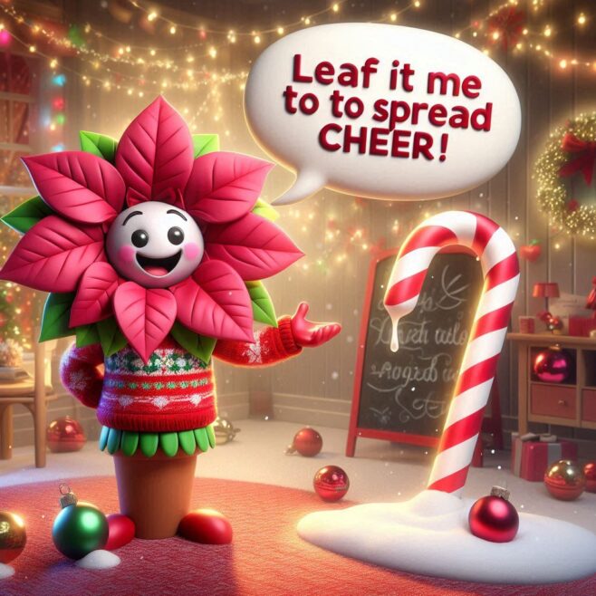 200+ Poinsettia Puns for a Festive and Fun Holiday Season