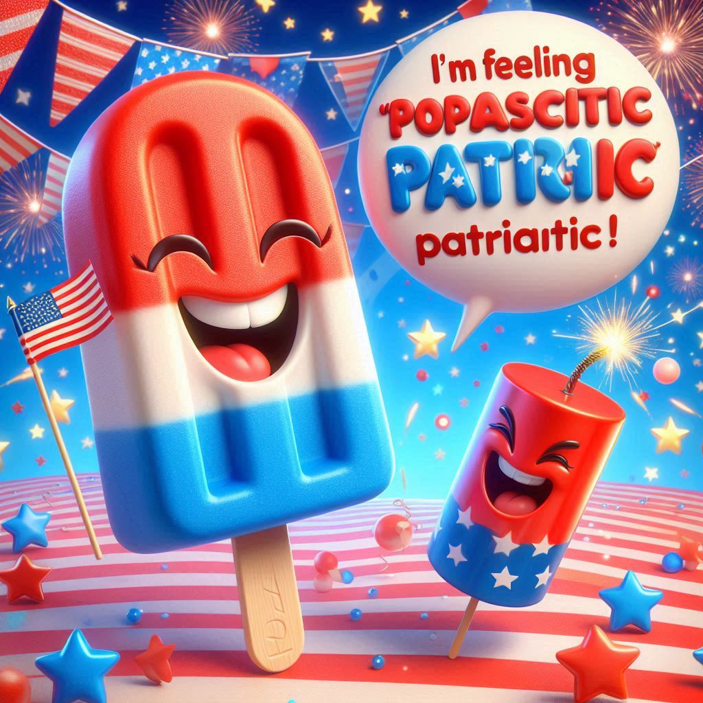 Red White And Blue Puns