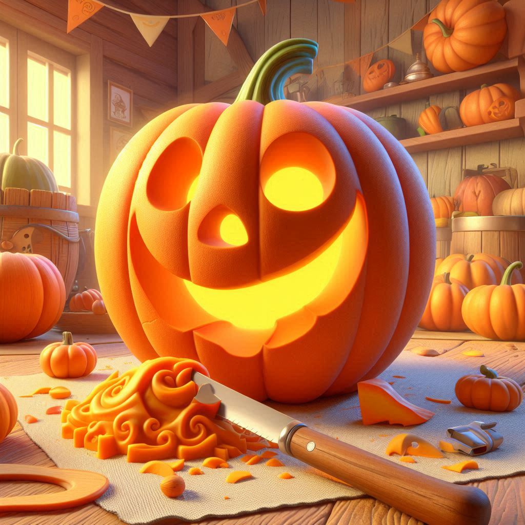 200+ Pumpkin Carving Puns for a Hilarious Halloween Fun 4 Silly Pumpkin Carving Puns for Family Gatherings