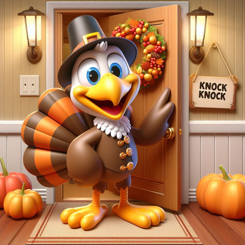200+ Thanksgiving Knock Knock Jokes for Family Fun and Laughter 5 Silly Thanksgiving Knock Knock Jokes